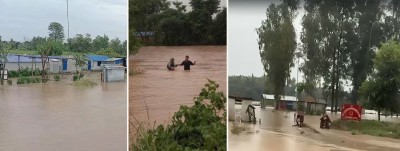  दोधारा चाँदनीस्थित सशस्त्र प्रहरीका दुई बीओपीसहित ५२ घर डुबानमा 