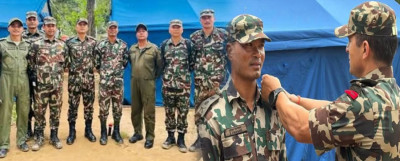  स्ट्राइकर भरत खवास मेजरमा बढुवा, उद्धार मैदानमै पाए दर्ज्यानी चिन्ह 