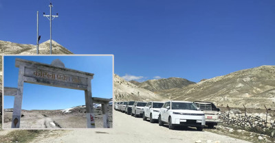  इभी आयातको नयाँ बाटो बन्दै कोरला नाका, साउन मात्रै सय गाडी भित्रिए 