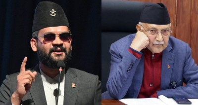  झापा-५ मा ओलीभन्दा  बालेन ४ हजार मतले अगाडि 