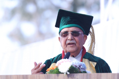  विदेश पलायन हुने कुरा छाड्नुस्, देश बनाउन लाग्नुस् : प्रधानमन्त्री ओली 