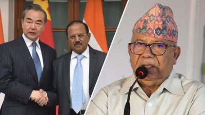  नेपाली भूमिको सम्मान गर्न भारत र चीनलाई माधव नेपालको आग्रह 