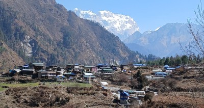  हिमपात हुनथालेपछि मनाङका किसान खुसी 