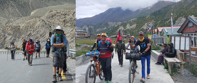  मनाङ र मुस्ताङमा बाह्य पर्यटकको चहलपहल बढ्यो 