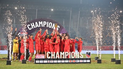  ‘फोर नेसन्स कप’ को उपाधि म्यानमारले जित्यो : नेपाल उपविजेतामै सीमित 