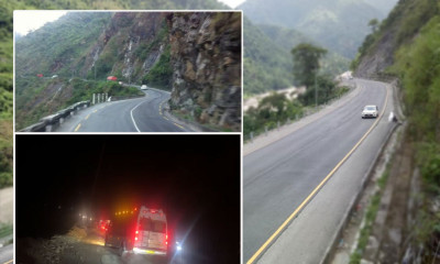  भारी वर्षालाई लक्षित गर्दै प्रमुख राजमार्गमा राति सवारी चलाउन रोक 