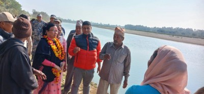  हिउँदमा पनि कैलालीको पूर्वी दक्षिण भेगमा नदी कटानको त्रास  