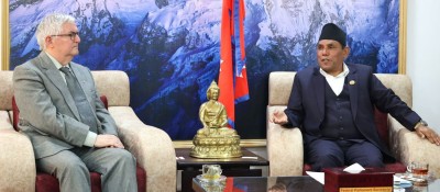  विपिनको रिहाइका लागि पहल गर्न इजरायली राजदूतलाई राष्ट्रियसभा अध्यक्षको आग्रह 