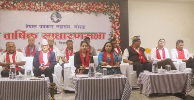  लोकतन्त्रको संरक्षणमा सञ्चारकर्मी चनाखो हुनुपर्छ : अध्यक्ष शर्मा 