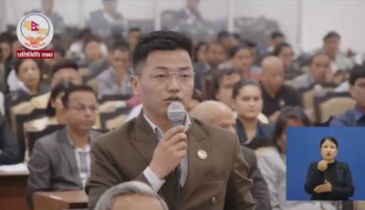 प्रधानमन्त्रीलाई सदनमा उपस्थितिका लागि रुलिङ गर्न सभामुखसँग सांसद राईको माग 