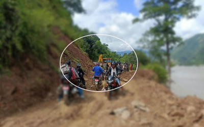  बाढीले क्षतिग्रस्त नुवाकोटबाट त्रिशूलीसम्मको सडक सञ्चालनमा 