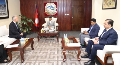  प्रधानमन्त्रीसँग नेपालका लागि जापानी राजदूतको भेट 