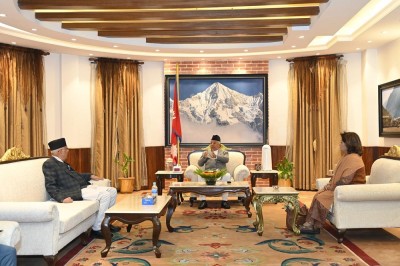  प्रधानमन्त्री ओलीद्वारा आसन्न चीन भ्रमणबारे राष्ट्रपति पौडेललाई जानकारी 