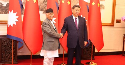  चीन जाँदै प्रधानमन्त्री ओली, राष्ट्रपति सीसँग भेट्ने कार्यक्रम तय 