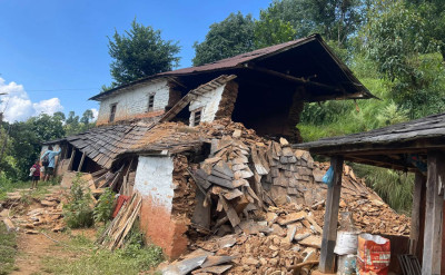  पर्वतमा बाढीपहिरोबाट तीन सय परिवार विस्थापित 