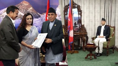  सभामुख र राष्ट्रियसभा अध्यक्षलाई पत्रकार महासंघको ज्ञापन पत्र 