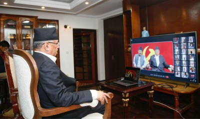  पार्टीप्रतिको सकारात्मक माहोललाई सङ्गठनमा बदल्न प्रचण्डको निर्देशन 
