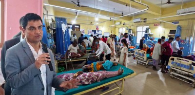  झाडापखला र हैजाका बिरामीको अवस्था बुझ्न स्वास्थ्यमन्त्री पौडेल वीरगन्ज पुगे 