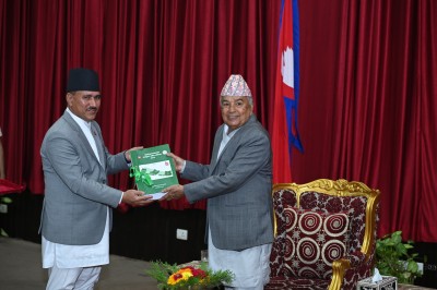 सरकारी कारोबारमा हरेक वर्ष बेरुजू बढ्दै जानु सुशासनका लागि चुनौतीपूर्णः राष्ट्रपति पौडेल 