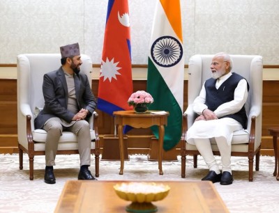  भारतीय प्रधानमन्त्री मोदीले भने- लामिछानेसँग भेट्न पाउँदा अत्यन्त खुशी लाग्यो 
