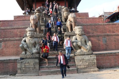  राजदूतहरुद्वारा भक्तपुरका सम्पदाको अवलोकन 