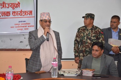  शान्तिसुरक्षा कायम गरि जनताको भरोसा थप सुदृढ गर्न सरकार प्रतिबद्ध छः गृहमन्त्री 