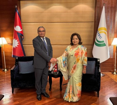  परराष्ट्रमन्त्री र बिमस्टेकका महासचिवबीच शिष्टाचार भेट 