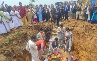  राष्ट्रपतिद्वारा भानु साहित्य उद्यानको शिलान्यास 