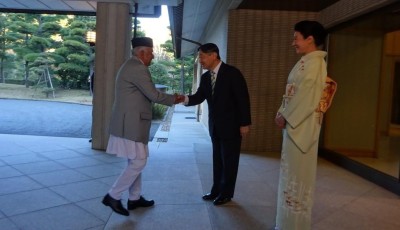  राष्ट्रपति पौडेल र जापानका सम्राट नारुहितोबीच भेटवार्ता 