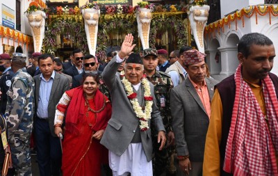  राष्ट्रपति पौडेलद्वारा पशुपतिनाथमा पूजाआराधना 