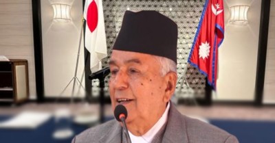  राष्ट्रपति पौडेल जापानमा :  नेपालमा लगानी गर्न त्यहाँका व्यापारिक समुदायलाई आह्वान 