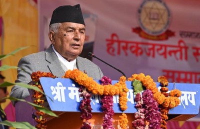  गाउँ रित्तिँदै गएकामा राष्ट्रपतिको चिन्ता, भन्छन्- श्रमशक्ति जोगाऔं 