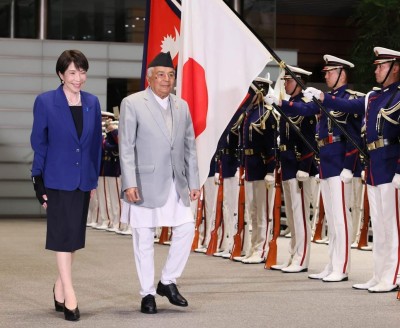  राष्ट्रपति पौडेललाई ‘गार्ड अफ अनर’ 