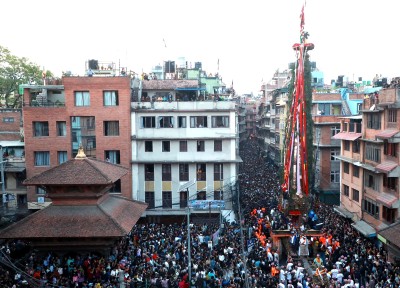 रातो मच्छिन्द्रनाथको रथ जात्रा सुरु 