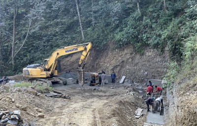  रिडी- बल्कोट सडकखण्ड आजदेखि एक महिना बन्द हुने 