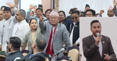  सांसद खरेलको अभिव्यक्तिले विपक्षी आक्रोशित 