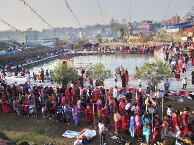  नयाँ वर्षमा टोखाको सपनतीर्थमा भक्तजनको घुइँचो 