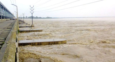  सप्तकोसी नदीमा जलसतह उच्च, ब्यारेजका ३४ ढोका खोलिए 