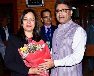  भारतीय विदेश सचिव विक्रम मिस्री काठमाण्डौँमा 
