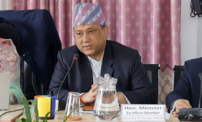  अन्तर्राष्ट्रिय मञ्चमा गरिने सम्बोधनले मात्रै जलवायु उपलब्धि हासिल हुँदैन, घरेलु संस्थागत संयन्त्र आवश्यक  : परराष्ट्रमन्त्री खनाल 