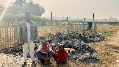  धानको कुन्यूसँगै जल्यो मुसहर परिवारको सपना 