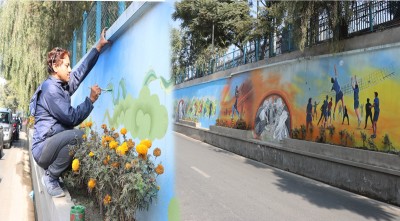  रंगशालाको क्यानभासमा खेलाडीलाई उतार्दै काठमाडौँ महानगरपालिका(भिडियोसहित) 