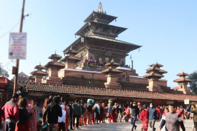  महानवमीमा तलेजु भवानी मन्दिर खुला हुने, बिहान ५ बजेदेखि भक्तजनले दर्शन गर्न पाउने 