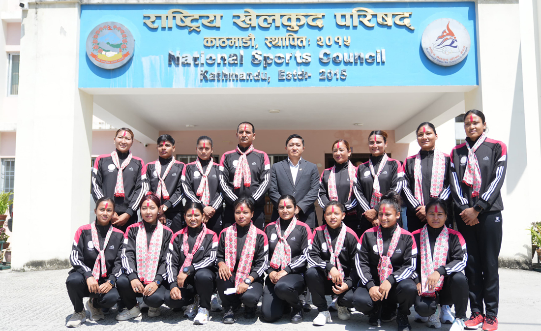 दोस्रो महिला कबड्डी विश्वकपमा सहभागी हुन नेपाली टोली भारत जाँदै