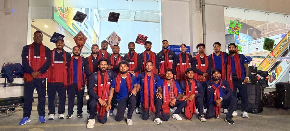 विश्वकप लिग-२ श्रृङ्खला खेलेर नेपाली टोली स्वदेश फर्कियो