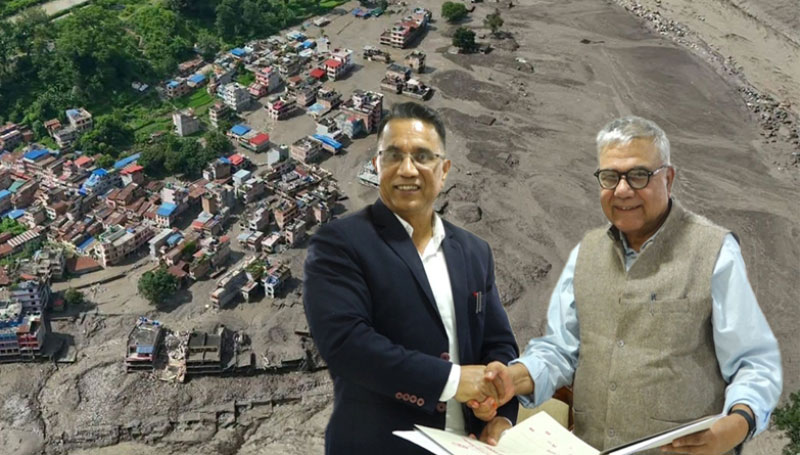 नेपाल रेडक्रस सोसाइटीले भोटेकोसी बाढी प्रभावित परिवारका लागि दुई हजार घर निर्माण गर्ने