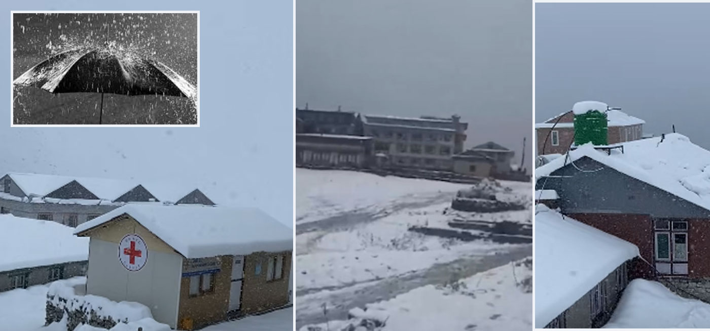 देशका विभिन्न भागमा निरन्तर वर्षा, हिमाली क्षेत्रमा बाक्लो हिमपात